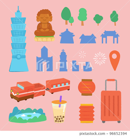 Taiwan tourism set 96652394