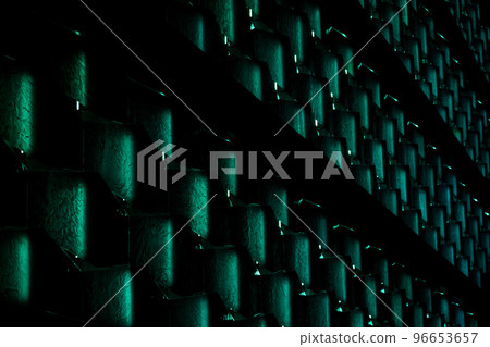 colorful illuminated facade colorful illuminated facade 96653657