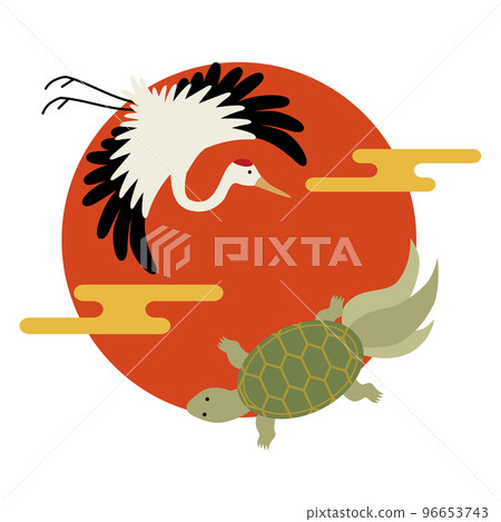 Crane and tortoise Crane and tortoise 96653743