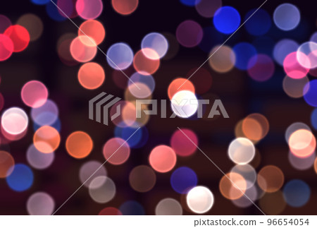 背景素材_夜景_球形模糊 背景素材_夜景_球形模糊 96654054