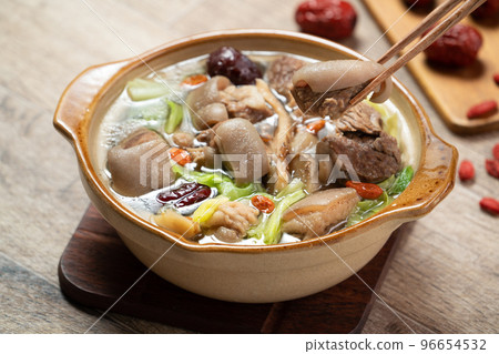 Delicious mutton hot pot in Taiwan. 96654532