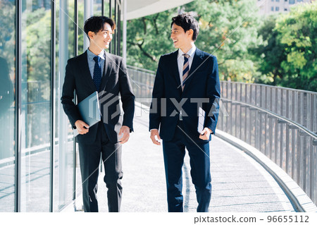 Two businessmen Two businessmen 96655112