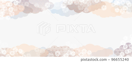 Beautiful Japanese pattern pastel 96655240