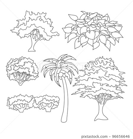 Trees and bushes Trees and bushes 96656646