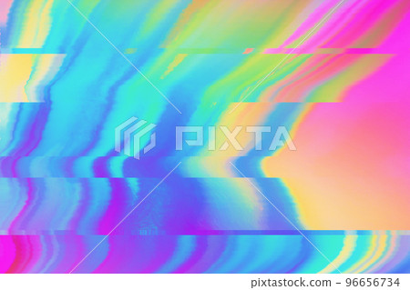 Motion Glitch Multicolored Distorted textured psychedelic background 96656734