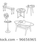 Table with objects 96656965