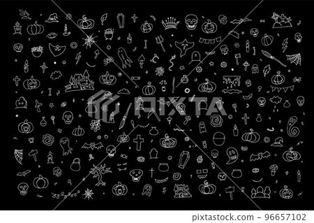 Big Doodle Halloween, Day of the Dead set 96657102