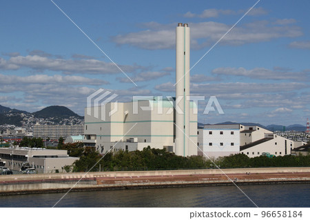 Ashiya City: Garbage incineration facility at the Ashiya City Environmental Processing Center 96658184