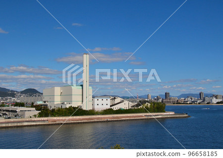Ashiya City: Garbage incineration facility at the Ashiya City Environmental Processing Center 96658185