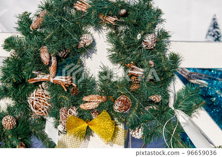 Beautiful decorations for Christmas and New Year holidays Beautiful decorations for Christmas and New Year holidays 96659036