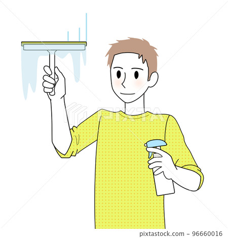 用吸水扒清潔的人 96660016