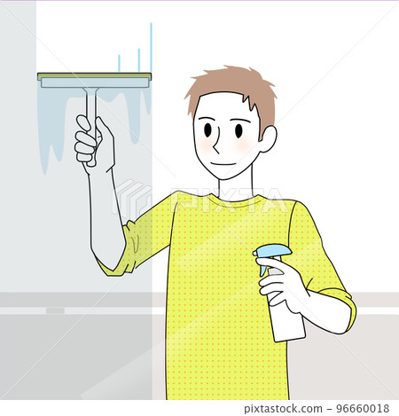 擦窗戶的男人 96660018