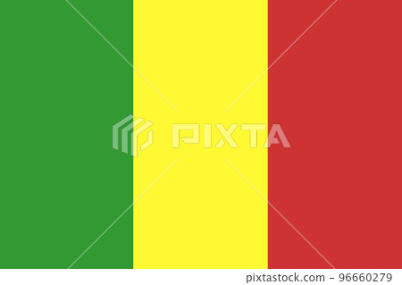 Mali national flag 96660279