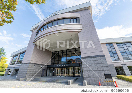 Matsumoto City, Nagano Prefecture Nagano Prefecture Matsumoto Bunka Kaikan (Kissei Bunka Hall) in sunny weather Matsumoto City, Nagano Prefecture Nagano Prefecture Matsumoto Bunka Kaikan (Kissei Bunka Hall) in sunny weather 96660606