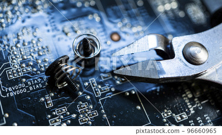 半導體芯片電子元件圖片 半導體芯片電子元件圖片 96660965