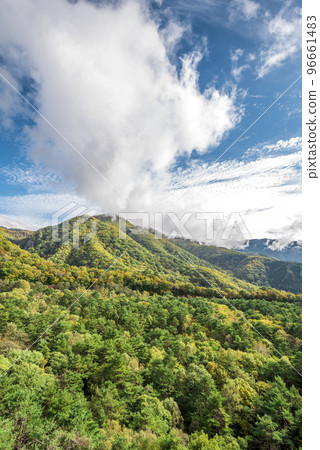 《Nagano Prefecture》Autumn Shiga Kogen Mountains with colored leaves 《Nagano Prefecture》Autumn Shiga Kogen Mountains with colored leaves 96661483