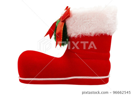 Christmas Shoes Xmas Decoration isolated on white with clipping path inside Christmas Shoes Xmas Decoration isolated on white with clipping path inside 96662545