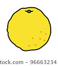 Simple yuzu illustration 96663234