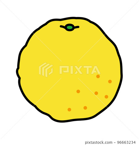 簡單的柚子圖 96663234