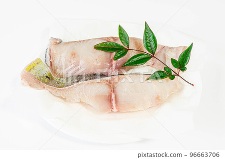 Dolphin fillet on white background 96663706