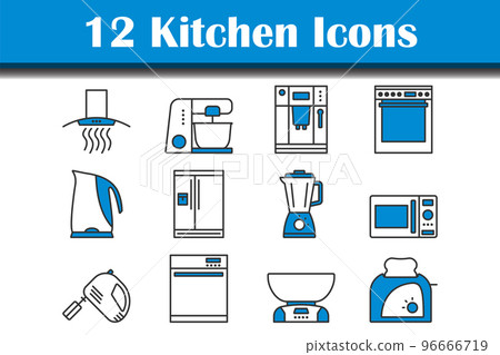 Kitchen Icon Set 96666719