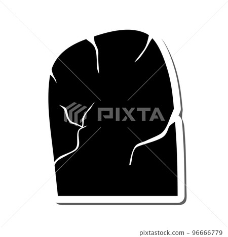 Grave Stone Sticker Grave Stone Sticker 96666779