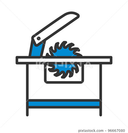 Circular Saw Icon 96667080