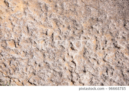 Sun-baked sand surface background.Close-up shot. Sun-baked sand surface background.Close-up shot. 96668785