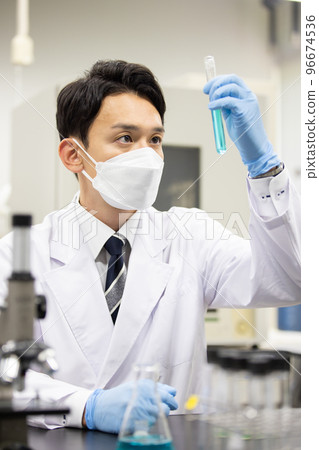 年輕人，研究員，科學，實驗， 96674536