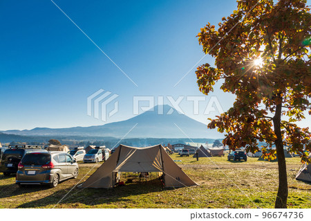 "Shizuoka Prefecture" Auto campsite where you can see Mt. Fuji 96674736
