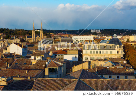 Nimes with Church Saint-Baudile 96676589