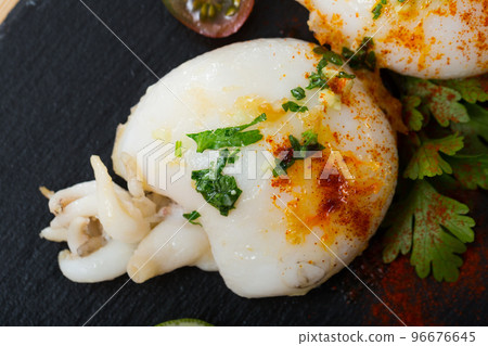 Two spicy fried cuttlefishes 96676645