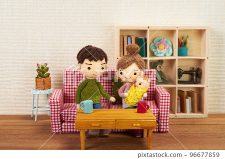 Amigurumi doll family 96677859