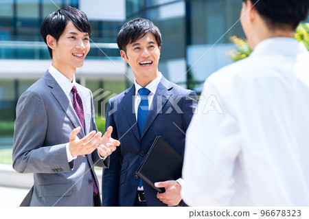 Medical doctor MR sales research business male photography cooperation "LINK FOREST" 96678323