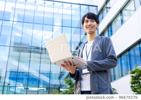 Engineer business office office casual photography cooperation "LINK FOREST" 96678376