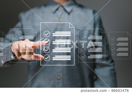 Concept of a document management system and online documentation database for effective file management, processes must be automated. 96681476