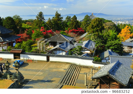 [Nara] Precincts of Todaiji Temple seen from Nigatsu-do (Nara Park) 96683252