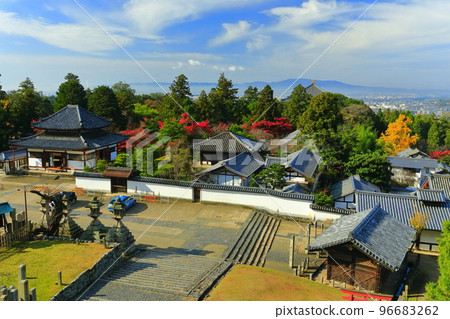 [奈良]從二月堂（奈良公園）看到的東大寺院內 96683262