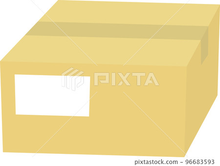 Luggage_cardboard box_horizontal_label 96683593