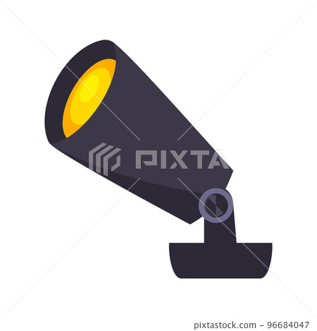 Illumination urban garden floor lamp flat. Street light outside building courtyard fixture. Modern classic style different size design pathway flowerbeds yard electricity appliance road isolated Illumination urban garden floor lamp flat. Street light outside building courtyard fixture. Modern classic style different size design pathway flowerbeds yard electricity appliance road isolated 96684047