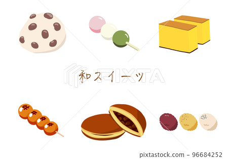 Assorted Japanese Sweets 96684252