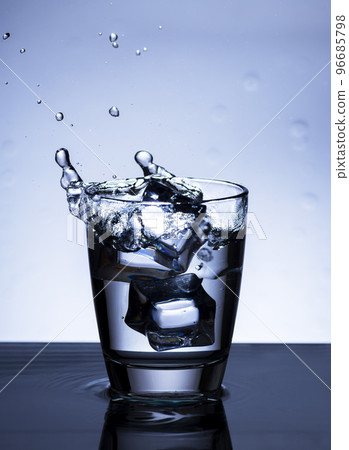 The image of pouring drinking water, into a glass, The image of pouring drinking water, into a glass, 96685798