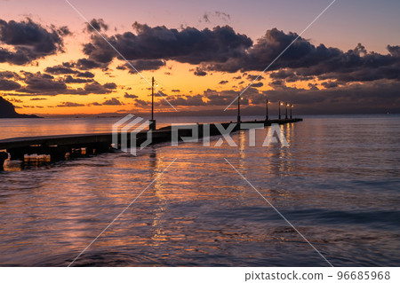 << 千葉縣 >> 黃昏的原岡碼頭 96685968