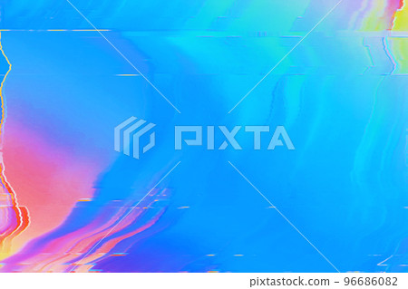 Motion Glitch Multicolored Distorted textured psychedelic background 96686082