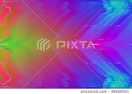 Motion Glitch Multicolored Distorted textured psychedelic background 96686083