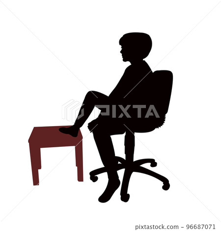 a boy body silhouette vector a boy body silhouette vector 96687071