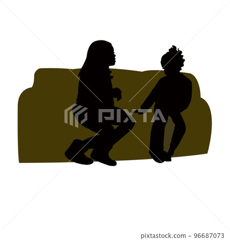 two girls body silhouette vector two girls body silhouette vector 96687073