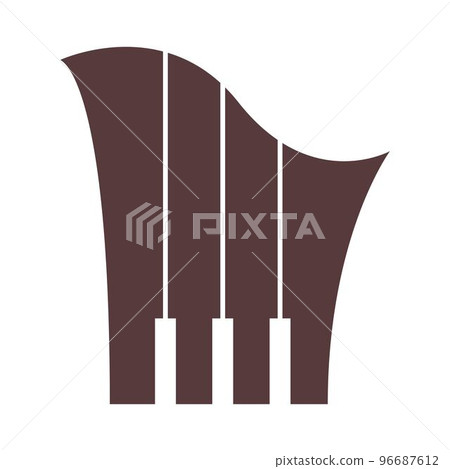 Piano logo icon design Piano logo icon design 96687612