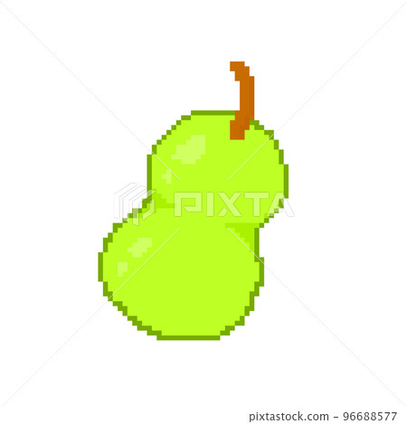 像素圖_水果（綠色） 96688577