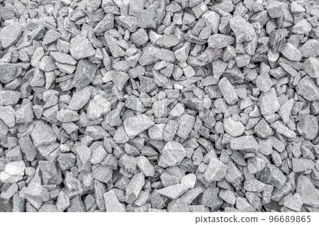 Closeup of crushed gravel as background or texture Closeup of crushed gravel as background or texture 96689865